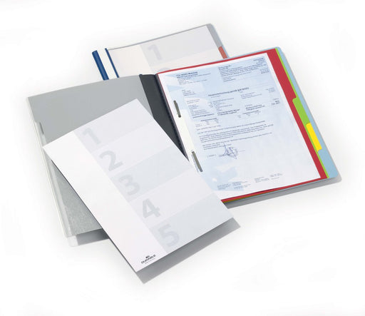 Best Value Durable 255706 Divisoflex Organiser File PVC A4 - Blue