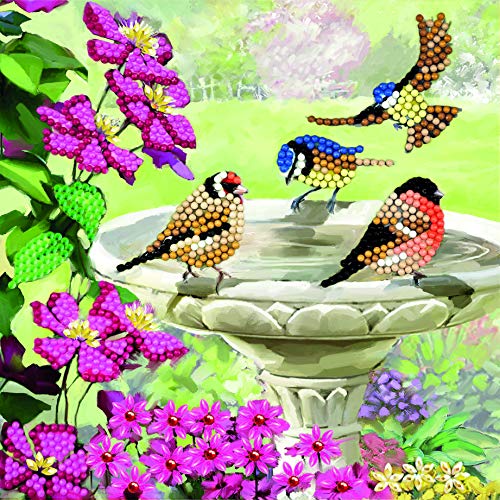 Crystal Art Birds 18 x 18cm Card CCK-A50