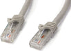 Best Value StarTech.com N6PATC5MGR Cat6 Patch Cable with Snagless RJ45 Connectors - 5m, Grey