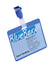 Best Value Durable Visitor Name Badge 60 x 90 mm - Blue (Pack of 25)