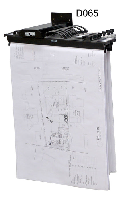 Best Value Arnos Hang-A-Plan Front Load Wall Rack for 10 Binders A0-A2 W140xD300xH100mm Ref 1200