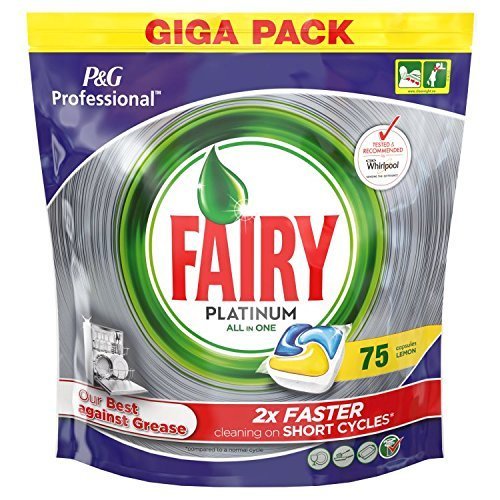 Best Value Fairy Platinum All in One Dishwasher Tablets (75 Lemon)