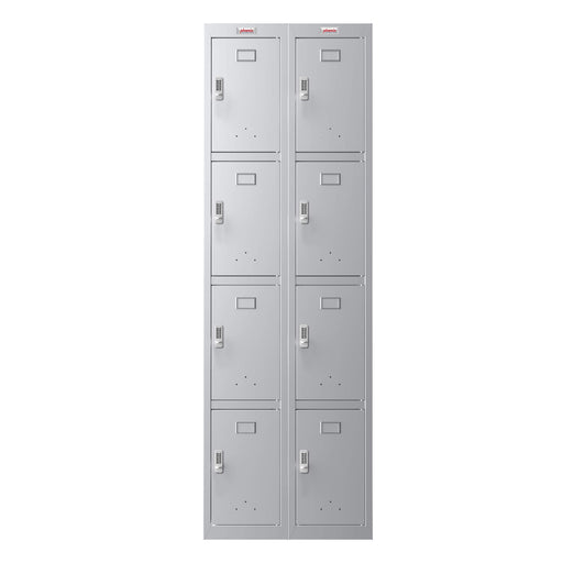 Phoenix PL Series 1 Column 2 Door Personal Locker in Grey with Electronic Locks PL1230GGE