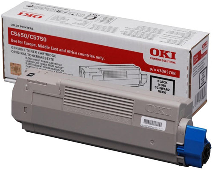 Best Value OKI C5650 Toner Cartridge 8000 Pages - Black