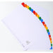 Best Value Exacompta Mylar Printed Indices, A4, 20 Parts (A-Z) - White