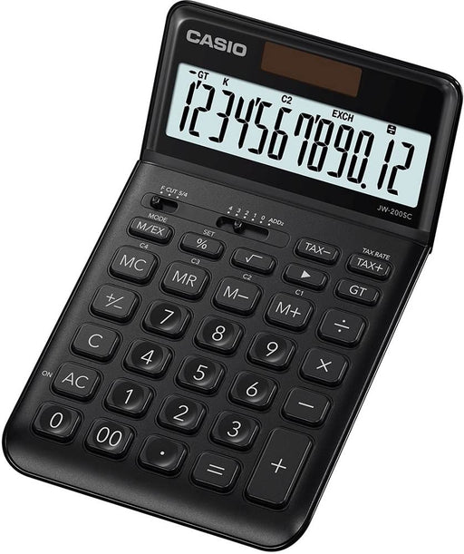 Casio JW-200SC 8 Digit Desk Calculator Black JW-200SC-BK-WK-UP
