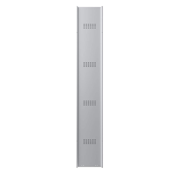 Phoenix PL Series 1 Column 2 Door Personal Locker Grey Body Blue Doors with Electronic Locks PL1230GBE