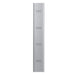 Phoenix PL Series 1 Column 4 Door Personal Locker Grey Body Blue Doors with Combination Lock PL1430GBC