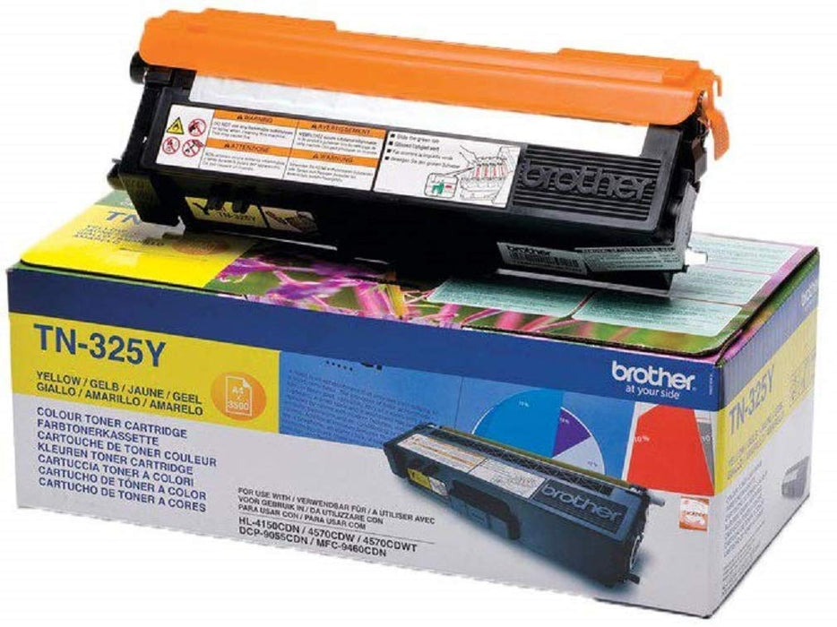 Best Value Brother TN-325Y Toner Cartridge, High Yield, Yellow, Brother Genuine Supplies