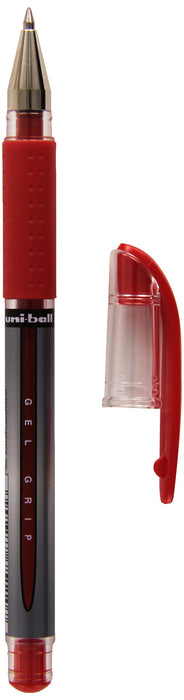 Best Value Uni-Ball 751107000 UM-151S Signo Gel Pens with Gel Grip, Red Gel, 0.7mm Stainless Steel Nib (Pack of 12)