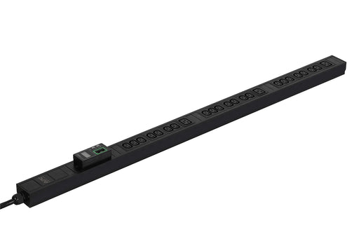 APC Easy Metered Rack PDU EPDU1216M - Power distribution unit (rack-mountable) - AC 400 V - 11000 VA - 3-phase - Ethernet - input: IEC 60309 3P+N+PE - output connectors: 24 (3 x IEC 60320 C19, 21 x IEC 60320 C13) - 0U - 1.98 m cord - black