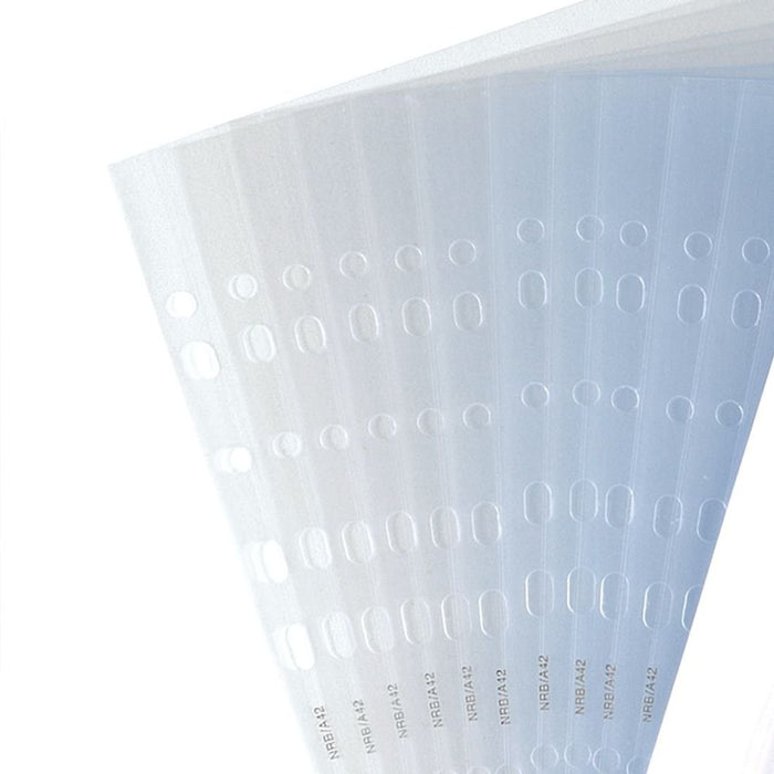 Best Value Rexel Nyrex Heavy Duty A4 Plastic Punched Pocket Wallets Top and Side Opening, Pack of 25