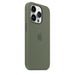 Apple - Back cover for mobile phone - MagSafe compatibility - silicone - olive - for iPhone 14 Pro
