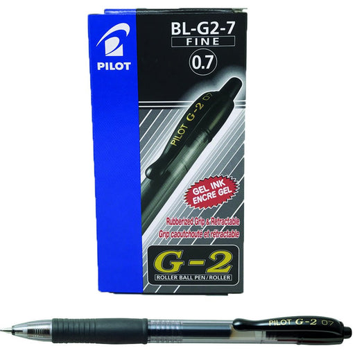 Best Value Pilot G207 Retractable Gel Rollerball 0.7 mm Tip - Black, Box of 12