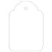 Best Value Apli 392 36 x 53 mm Value Strung Tickets - White (Pack of 500)
