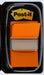 Post-it Index Flags Repositionable 25x43mm 12x50 Tabs Orange (Pack 600) 7000144932