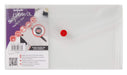 Best Value Snopake 10057 Polyfile DL Popper Wallet File with Press Stud - Classic Clear (Pack of 5)