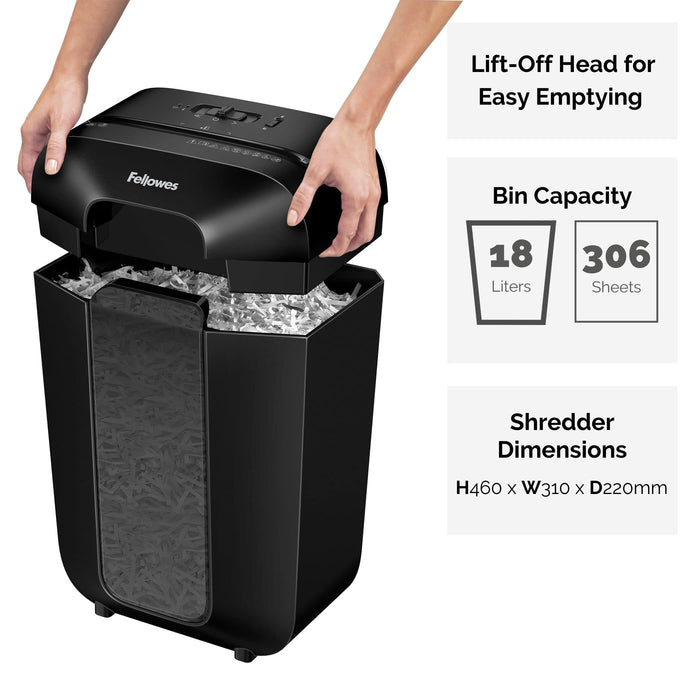Fellowes Powershred LX70 Cross Cut Shredder 4403401