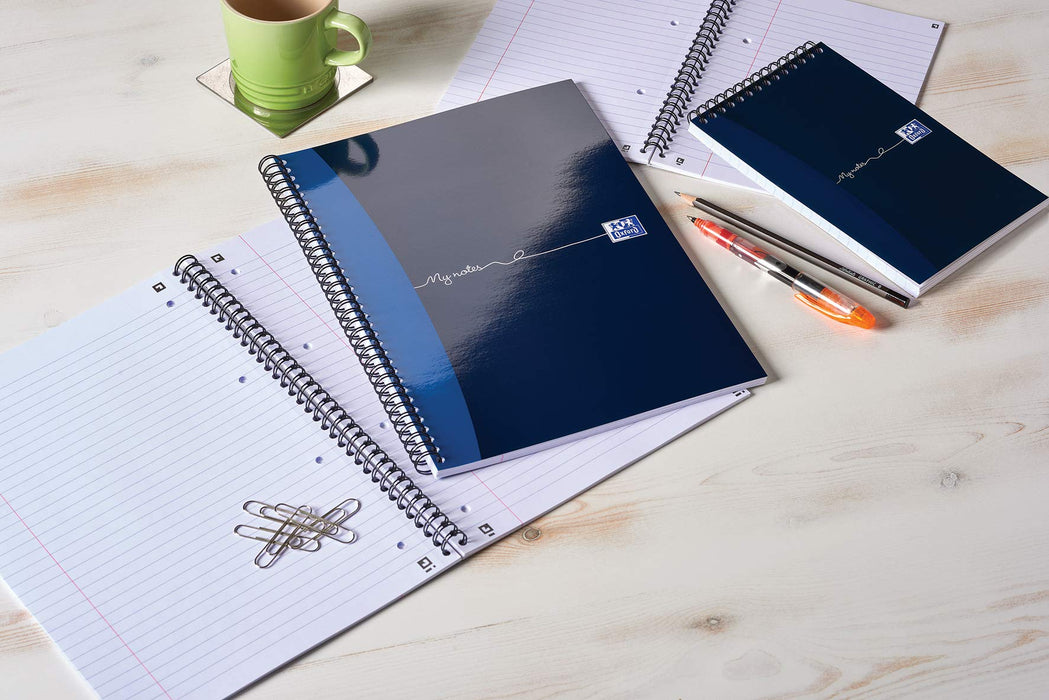 Best Value My Notes A5 Card Cover Wirebound Notebook Ruled and Perforated 100 Page, 5 Notebooks