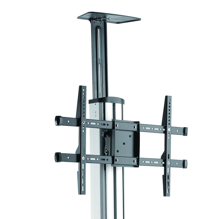 Best Value StarTech.com Heavy Duty Rolling Portable TV Cart Stand with Wheels - 32 to 75 inch - Adjustable Rotating Mobile Flat Panel Screen Mount (STNDMTV70)