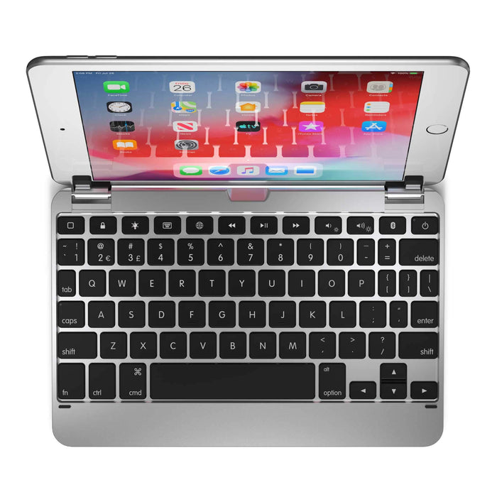 Brydge 7.9 Inch Bluetooth QWERTY English Apple iPad Mini Silver Keyboard Case
