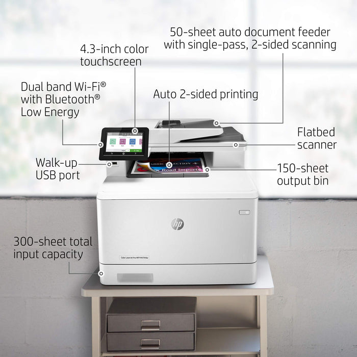 Best Value Wireless Colour Multifunctional Laser Printer, 28 Ppm, White