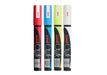 Best Value uni-ball Chalk Markers PWE-5M Medium Bullet Tip - Assorted Colour, Pack of 4