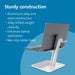 Kensington SmartFit - Notebook stand - up to 16" - grey, white, silver