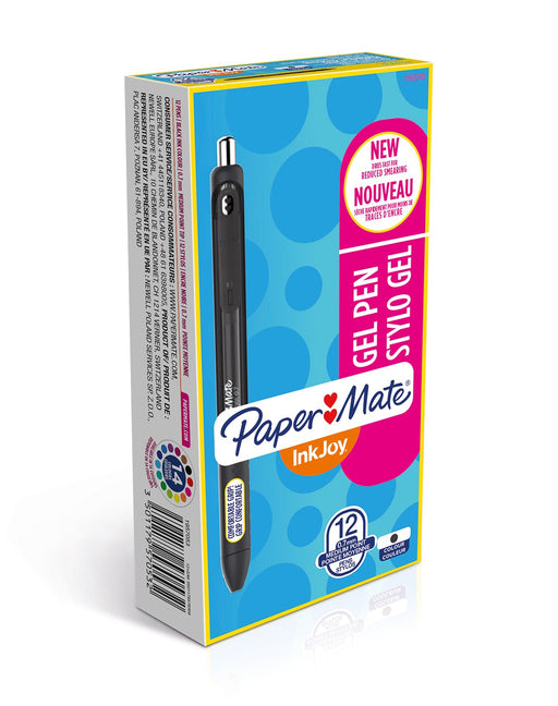 Best Value Paper Mate InkJoy Gel Pen, Medium Point - Black, Box of 12
