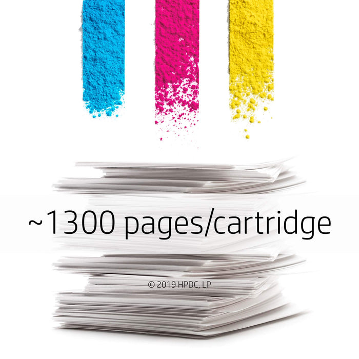 Best Value HP CF371AM 128A Original LaserJet Toner Cartridges, Cyan/Magenta/Yellow, Pack of 3