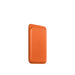 Apple - Wallet for mobile phone / credit card - with MagSafe - leather - orange - for iPhone 12, 13, 14