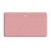 Logitech Keys-To-Go - Keyboard - Bluetooth - QWERTY - Dutch/English - blush pink - for Apple iPad/iPhone/TV