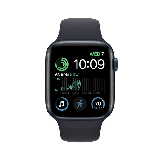 Apple Watch SE GPS + Cellular 44mm Midnight Aluminium Case with Midnight Sport Band - Regular