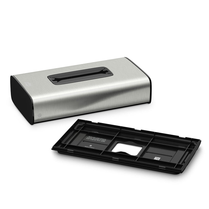 Best Value Tork 460013 Facial Tissue Dispenser/Tissue Box Compatible with Tork F1 Face Tissue Dispenser System/Stainless Steel