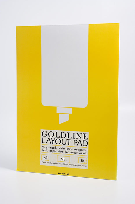 Best Value Clairefontaine Goldline Layout Pad, A3, 50 gsm, 80 Sheets