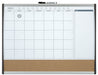 Best Value Rexel 1903813 Monthly Planner, Magnetic Dry Wipe Personal Whiteboard/Cork Noticeboard, 585 x 430 mm, Arched Frame, Includes Marker, Magnets and Fitting Kit, White