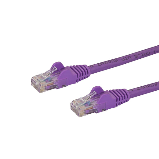 Best Value StarTech.com N6PATC10MPL 10 m Cat6 Patch Long Ethernet Cable with Snagless RJ45 Connectors - Purple