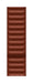 Apple - Strap for smart watch - 45 mm - S/M size - umber