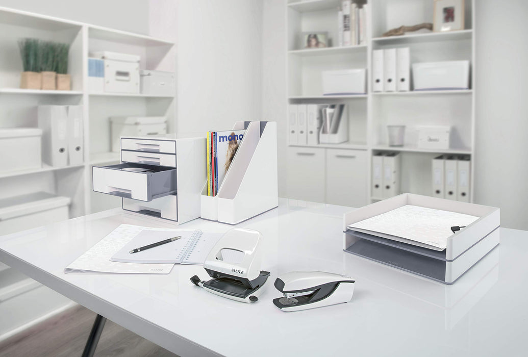 Leitz WOW Letter Tray 5226 A4 White 25.5 x 35.7 x 7 cm