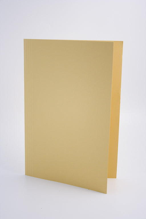 Best Value Exacompta Guildhall Square Cut Folder, 250 gsm, 349 x 242 mm - Yellow, Pack 100