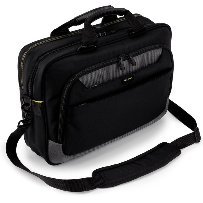 Best Value Targus CityGear 14-Inch Topload Premium Laptop Briefcase and Commuter Bag with Shoulder Strap, Black (TCG455EU)