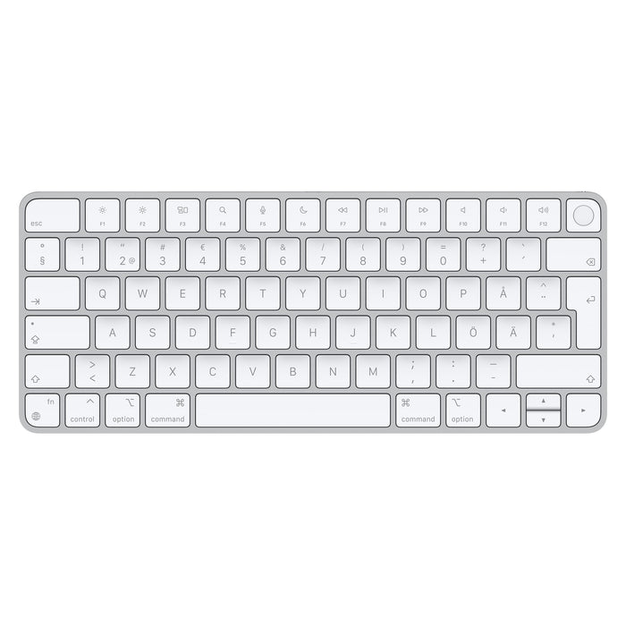 Apple Magic Keyboard with Touch ID - Keyboard - Bluetooth, USB-C - Swedish - for iMac (Early 2021), Mac mini (Late 2020), MacBook Air (Late 2020), MacBook Pro