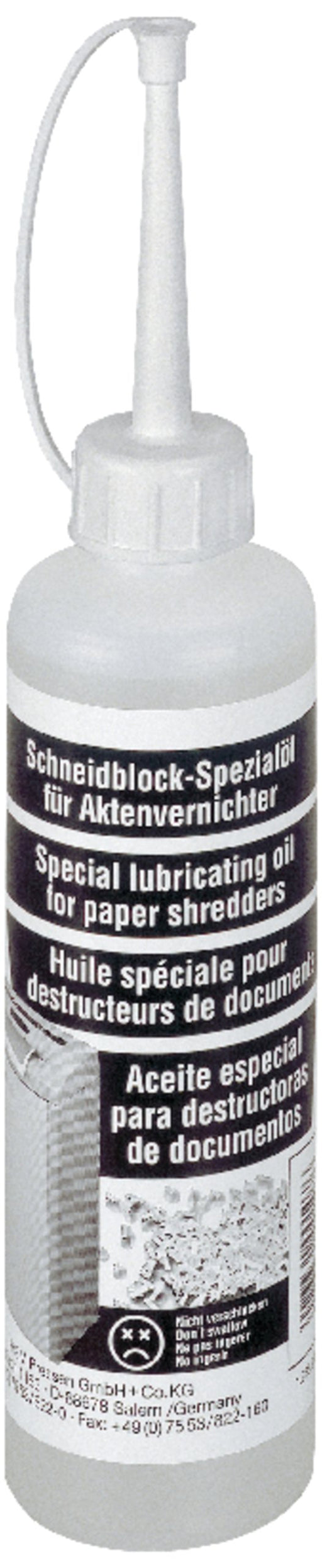 Best Value HSM Special Lubrication Oil for Shredder, 250 ml