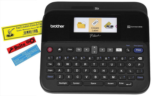 Best Value Brother PT-D600VP Label Maker, P-Touch Labeller, QWERTY Keyboard, Desktop, Full Colour Screen