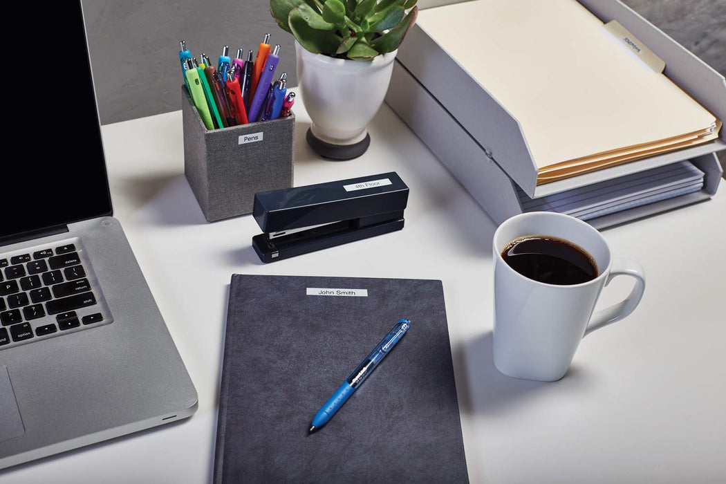 Best Value DYMO Authentic D1 Labels, 9mm x 7m Roll, Black Print on White, Self-Adhesive Labels for LabelManager Label Printers, 10 Count