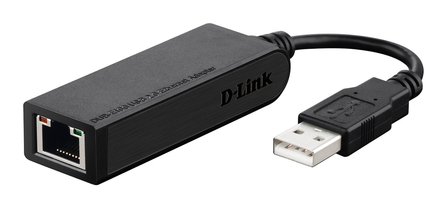 Best Value D-Link DUB-E100 High-Speed USB 2.0 Fast Ethernet 10/100 Mbit/s Ethernet Adapter