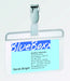 Best Value Durable Self Laminating Name Badge 54 x 90mm - Transparent (Pack of 25)
