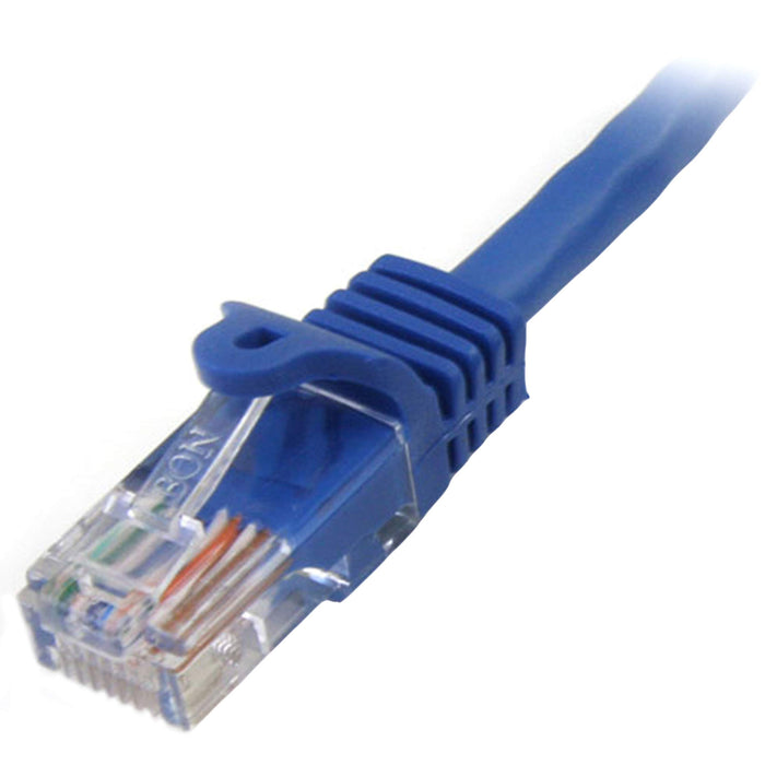 Best Value StarTech.com 45PAT3MBL Cat5e Patch Cable with Snagless RJ45 Connectors - 3m, Blue