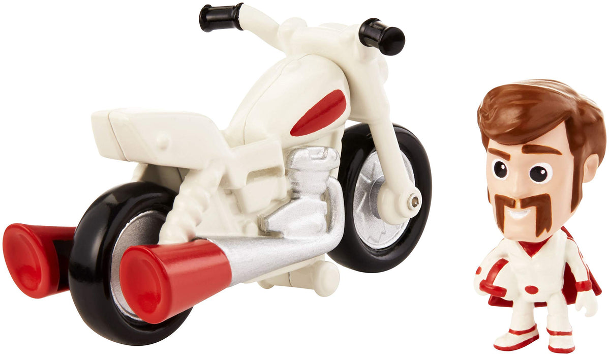Disney Toy Story Mini Figure & Vehicle - Duke Caboom Mini Figure with Stunt Bike Vehicle