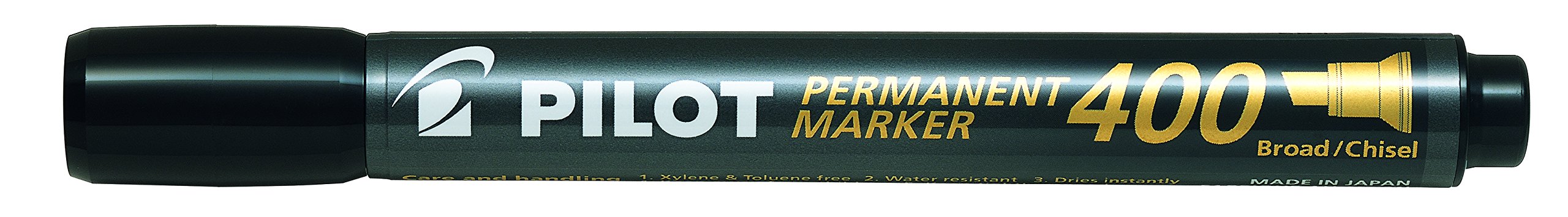 Best Value Pilot 400 Series, 4.5mm Chisel Tip Permanent Marker- Black (Box of 20)